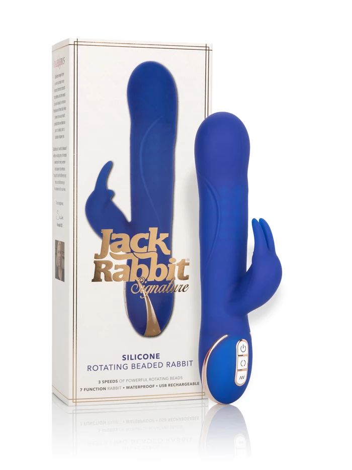 Cal Exotics Jack Rabbit Signature Rotating Beaded Rabbit Vibrator 5 Cal Exotics Jack Rabbit Signature Rotating Beaded Rabbit Vibrator - Image 5