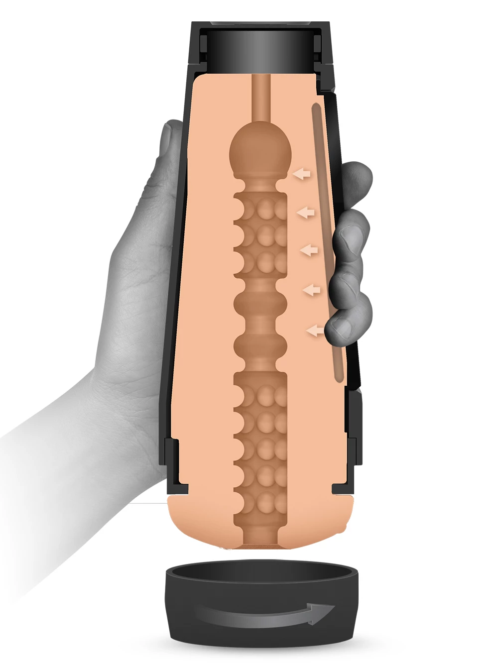 Doc Johnson Main Squeeze Remy LaCroix Vulva Masturbator 2 Doc Johnson Main Squeeze Remy LaCroix Vulva Masturbator - Image 2