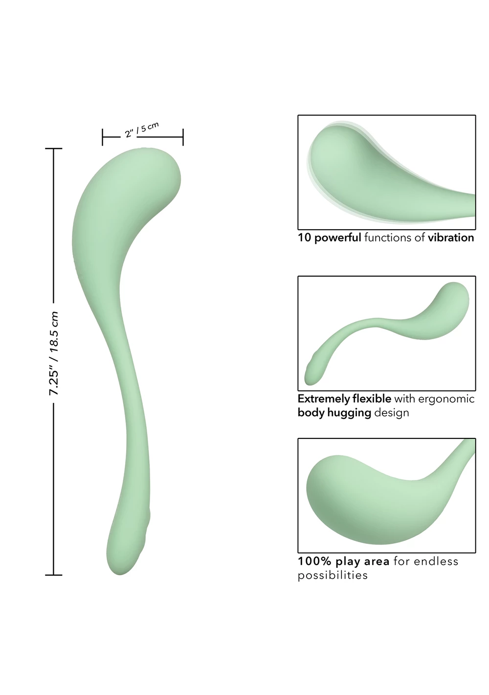 Cal Exotics Elle Liquid Silicone Wand 4 Cal Exotics Elle Liquid Silicone Wand - Image 4