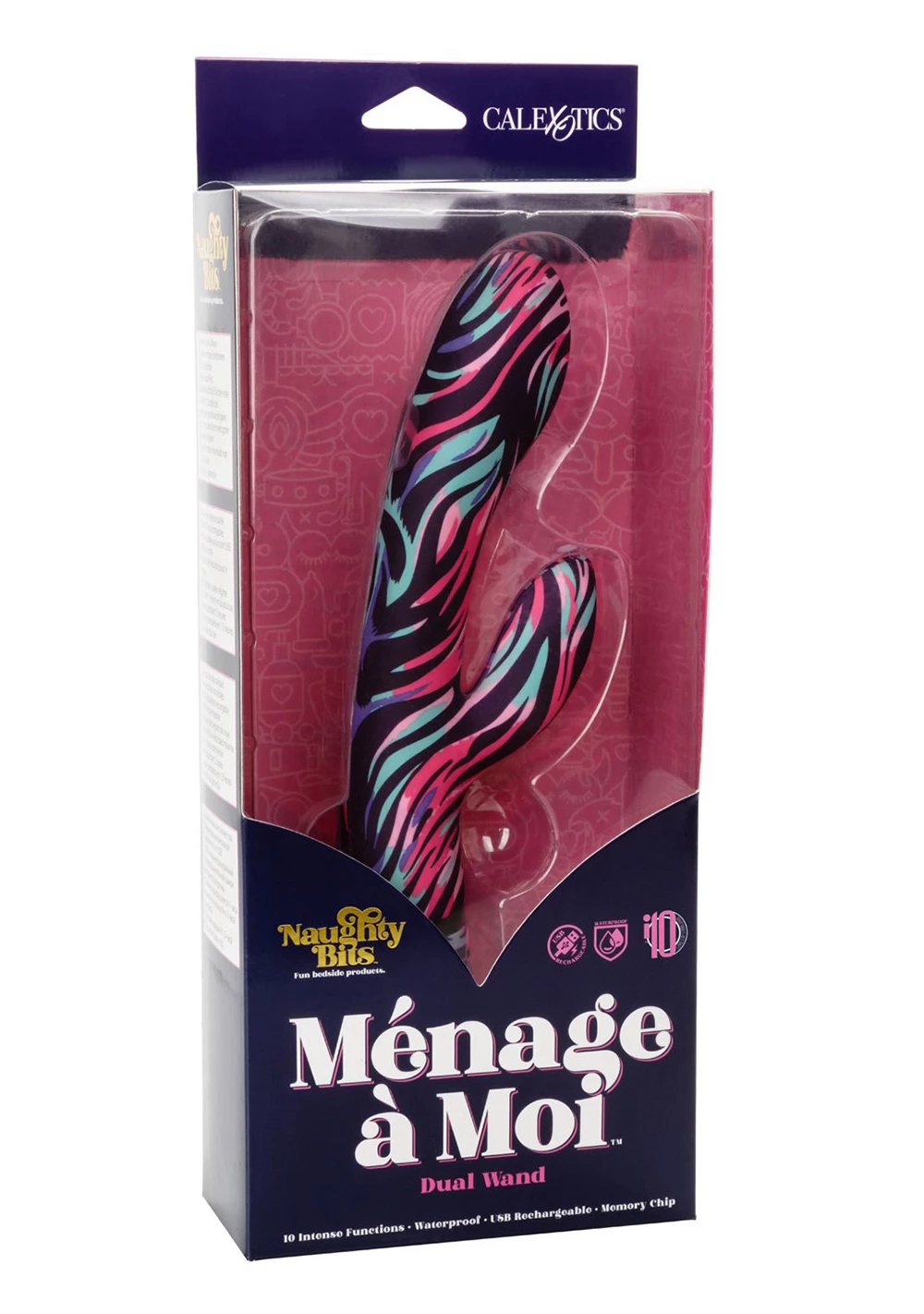 Cal Exotics Naughty Bits Menage A Moi Dual Wand 5 Cal Exotics Naughty Bits Menage A Moi Dual Wand - Image 5