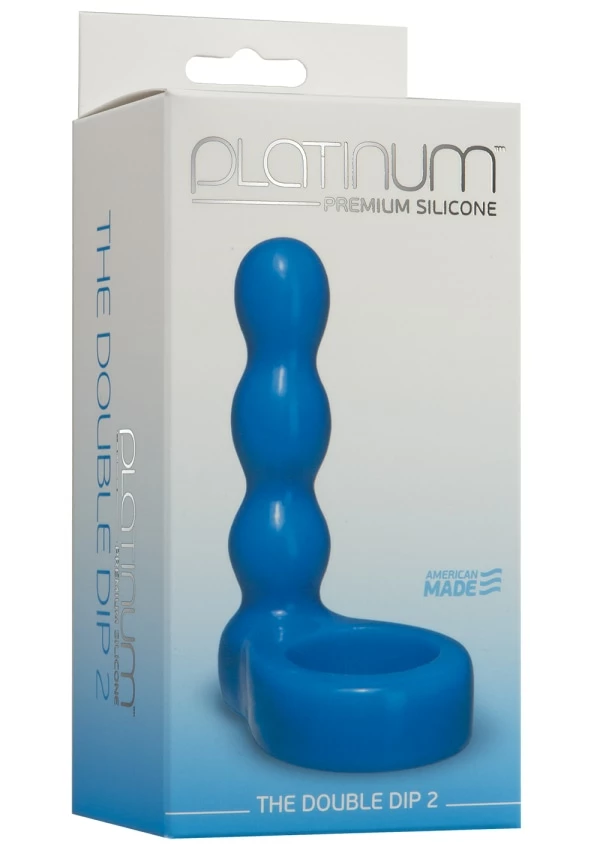 Doc Johnson Platinum™ Premium Silicone - The Double Dip 2 2 Doc Johnson Platinum™ Premium Silicone - The Double Dip 2 - Image 2