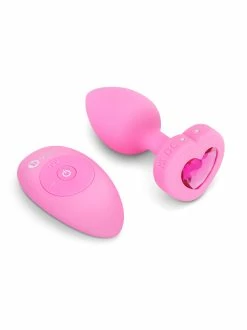 B-Vibe Vibrating Remote Heart Plug