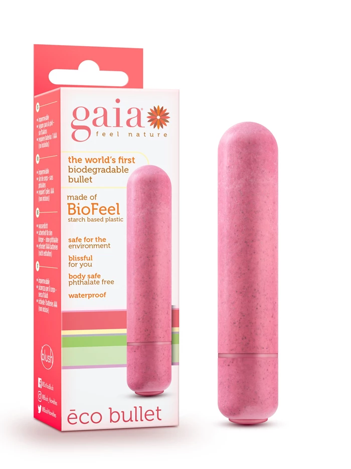 Blush Gaia Eco Bullet Vibrator 7 Blush Gaia Eco Bullet Vibrator - Image 7