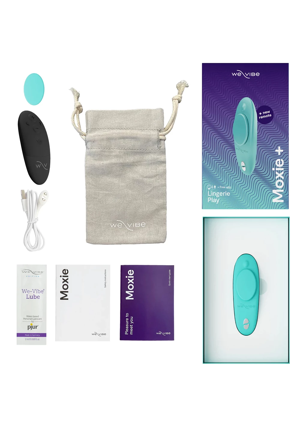 We-Vibe Moxie+ Wearable Clitoral Vibrator 7 We-Vibe Moxie+ Wearable Clitoral Vibrator - Image 7