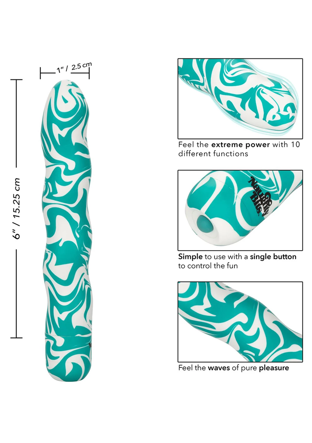 Cal Exotics Naughty Bits Squiggle Dick Personal Vibrator 4 Cal Exotics Naughty Bits Squiggle Dick Personal Vibrator - Image 4