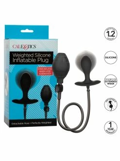 Cal Exotics Silicone Weighted Inflatable Plug -Vibrators Store Sale cdqivbmhhicra2nhpzfw