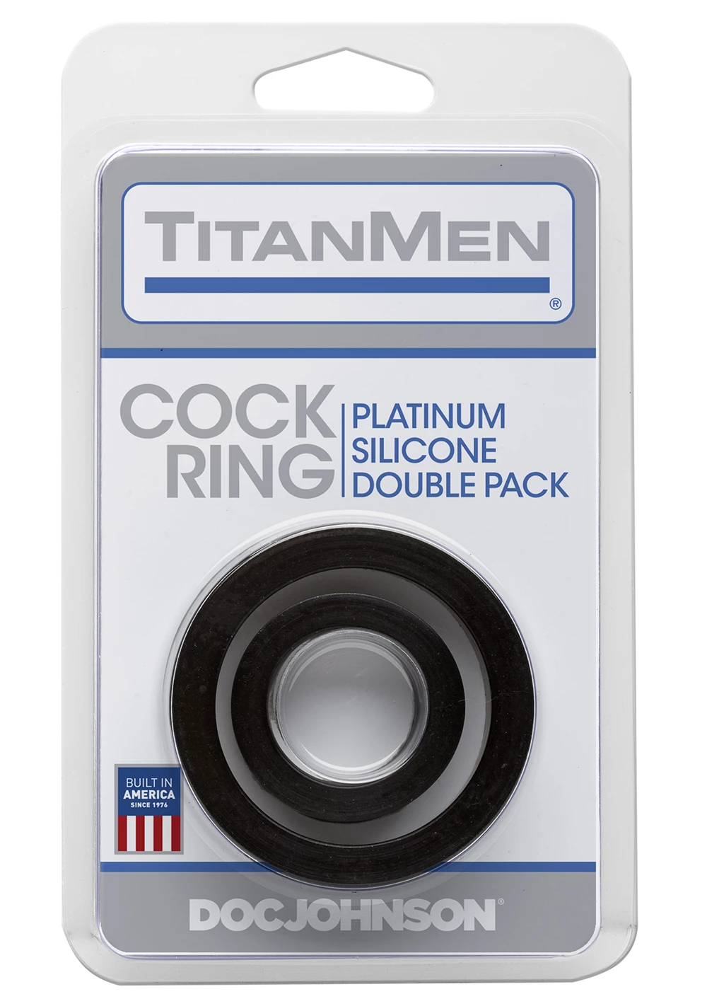 Doc Johnson TitanMen® Silicone Cock Rings - Double Pack 2 Doc Johnson TitanMen® Silicone Cock Rings - Double Pack - Image 2
