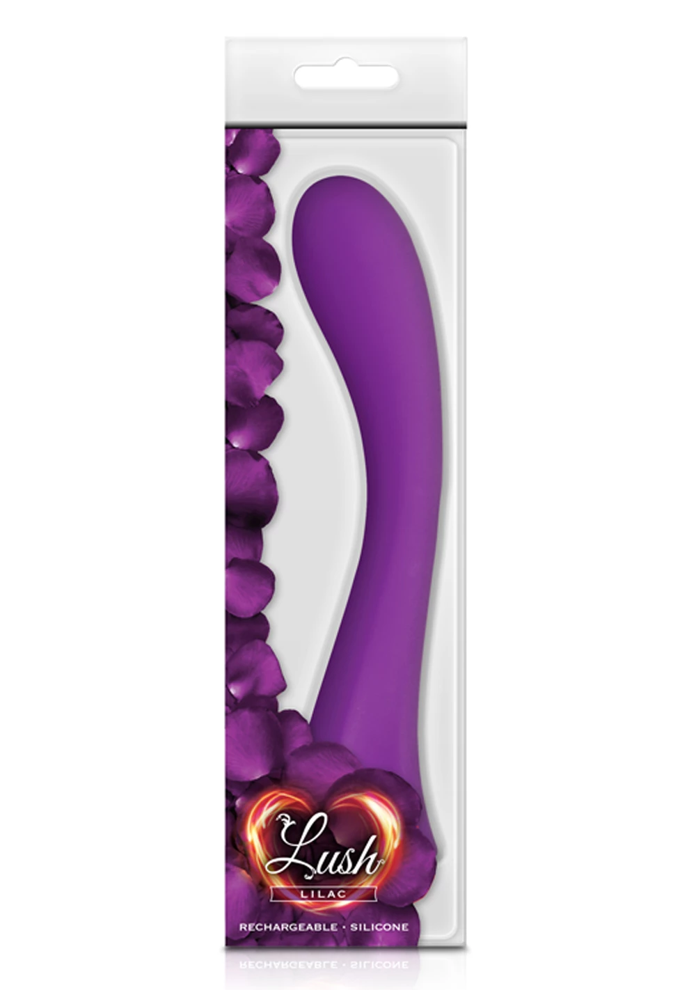 NS Novelties Lush Lilac Rechargeable Silicone Vibrator 2 NS Novelties Lush Lilac Rechargeable Silicone Vibrator - Image 2