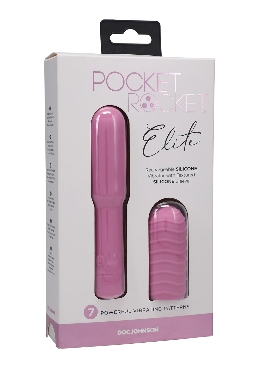 Doc Johnson Pocket Rocket® Elite - Rechargeable With Removable Sleeve 4 Doc Johnson Pocket Rocket® Elite - Rechargeable With Removable Sleeve - Image 4