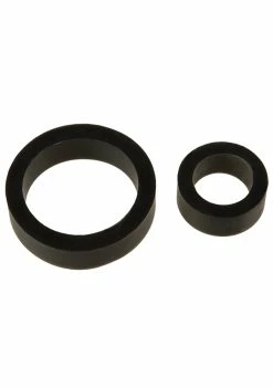 Doc Johnson TitanMen® Silicone Cock Rings - Double Pack