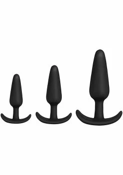 Doc Johnson KINK - Anal Essentials 3-Piece Silicone Trainer Set