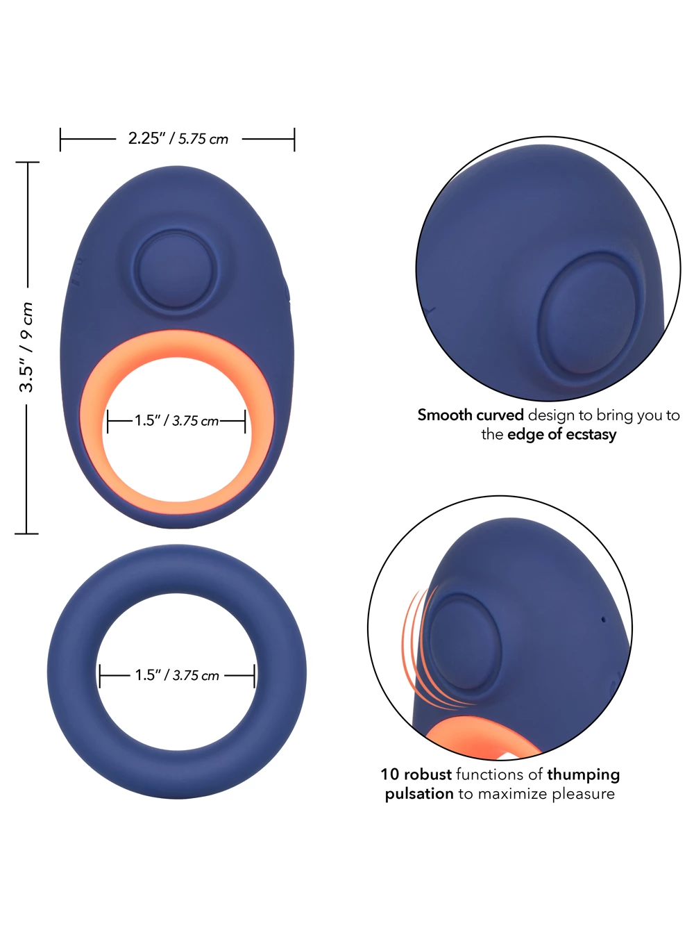 Cal Exotics Link Up Verge Vibrating Ring 4 Cal Exotics Link Up Verge Vibrating Ring - Image 4