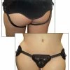 Sportsheets Curvaceous Peek-a-Boo Harness Black