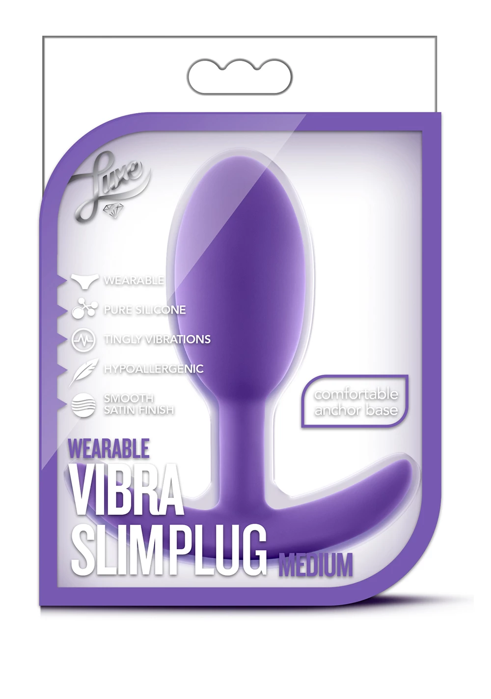 Blush Luxe - Wearable Vibrating Slim Medium Plug 2 Blush Luxe - Wearable Vibrating Slim Medium Plug - Image 2