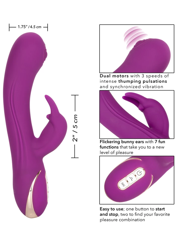 Cal Exotics Jack Rabbit Signature Thumping Rabbit Vibrator 5 Cal Exotics Jack Rabbit Signature Thumping Rabbit Vibrator - Image 5