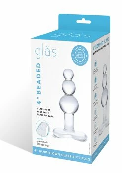 4" Beaded Glass Butt Plug With Tapered Base 5 4" Beaded Glass Butt Plug With Tapered Base -Vibrators Store Sale h33llcuy9ghtvne6zf3d