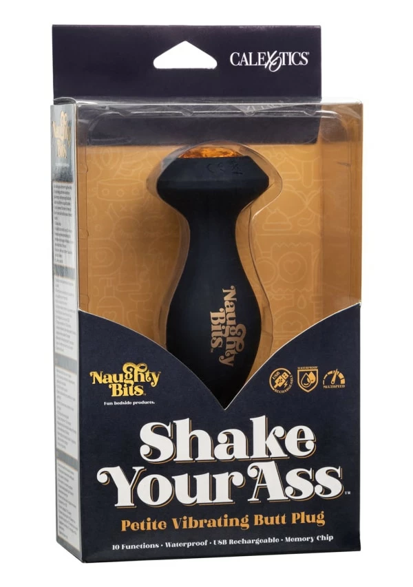 Cal Exotics Naughty Bits - Shake Your Ass Petite Vibrating Butt Plug 4 Cal Exotics Naughty Bits - Shake Your Ass Petite Vibrating Butt Plug - Image 4
