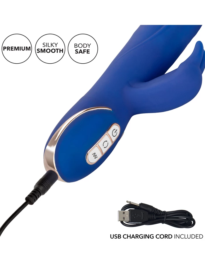 Cal Exotics Jack Rabbit Signature Rotating Beaded Rabbit Vibrator 4 Cal Exotics Jack Rabbit Signature Rotating Beaded Rabbit Vibrator - Image 4