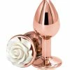 NS Novelties Rear Assets Rose Plug Small