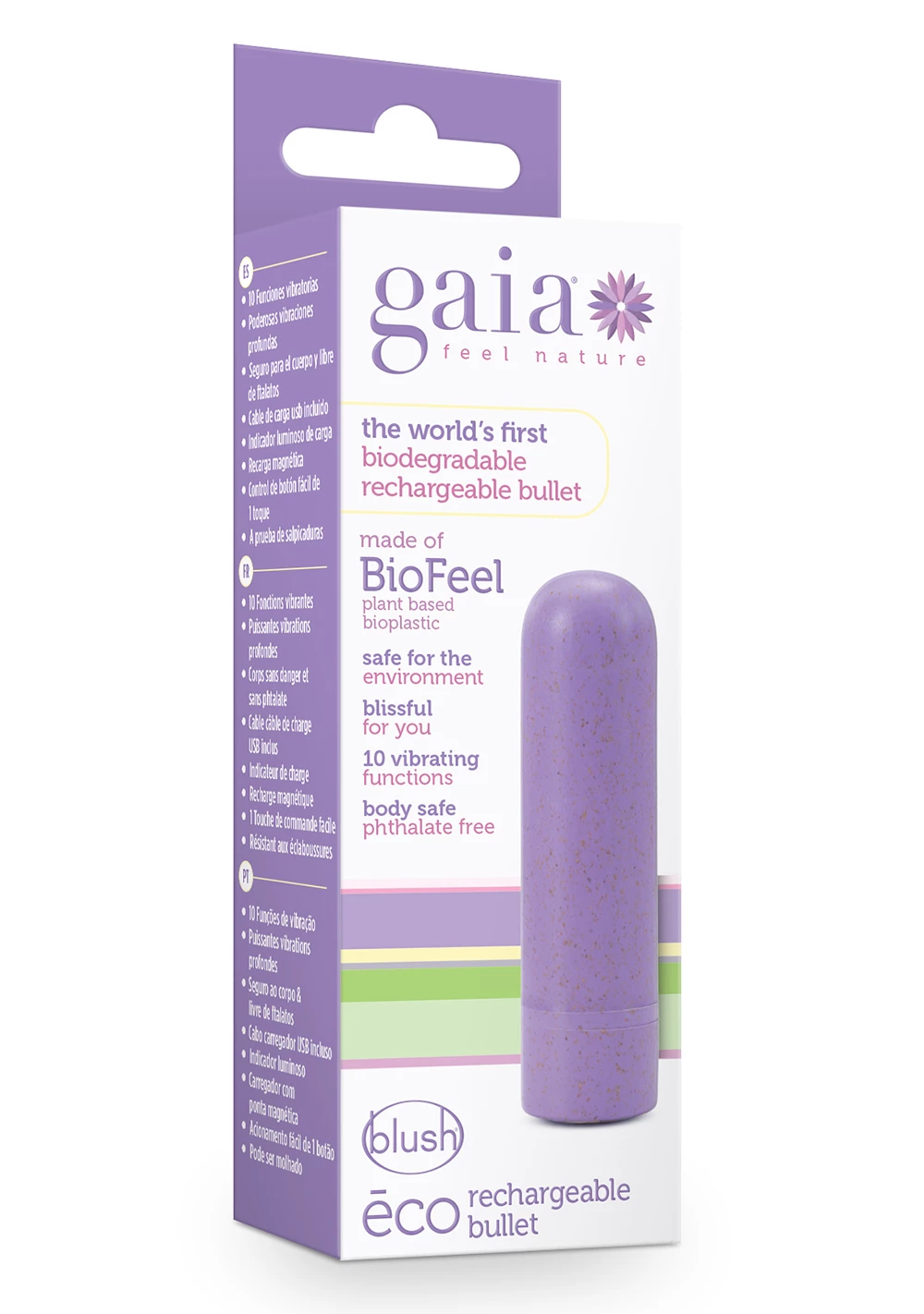 Blush Gaia - Eco Rechargeable Bullet 4 Blush Gaia - Eco Rechargeable Bullet - Image 4