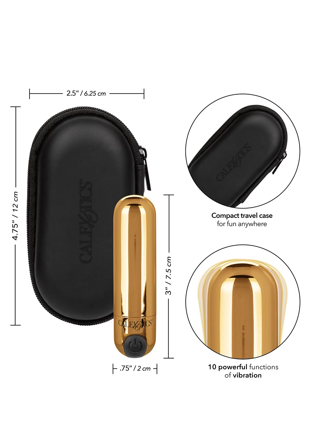 Cal Exotics Rechargeable Hideaway Bullet 4 Cal Exotics Rechargeable Hideaway Bullet - Image 4