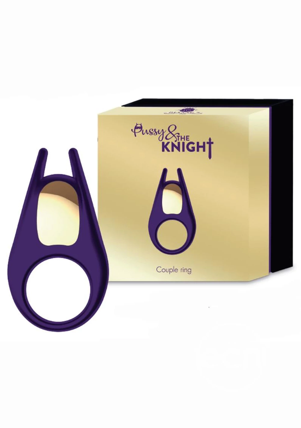 Rianne S Pussy And The Knight USB Rechargeable Vibrating Couples Ring Purple 2 Rianne S Pussy And The Knight USB Rechargeable Vibrating Couples Ring Purple - Image 2
