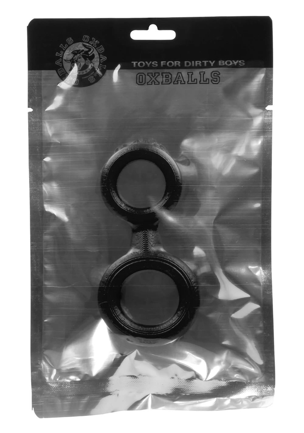 Oxballs 8-Ball Cockring With Attached Ball-Ring 2 Oxballs 8-Ball Cockring With Attached Ball-Ring - Image 2