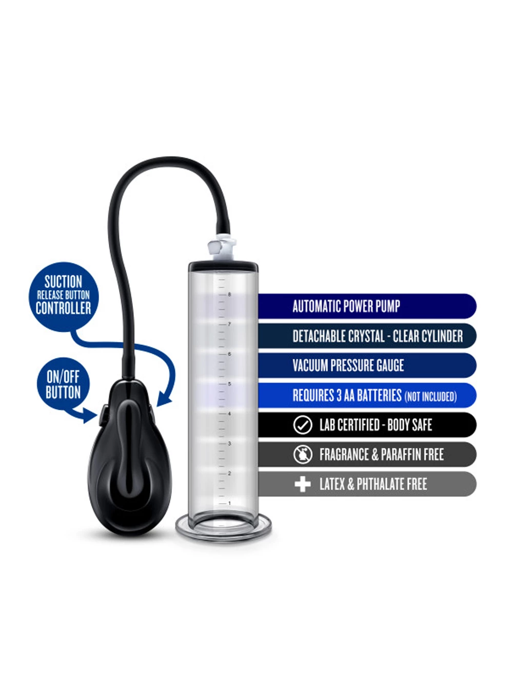 Blush Performance VX9 Auto Penis Pump 5 Blush Performance VX9 Auto Penis Pump - Image 5