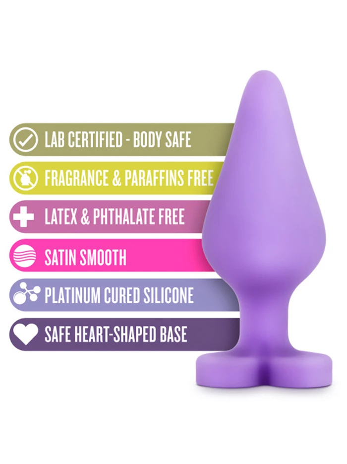 Blush Naughty Candy Heart Do Me Now Anal Plug 6 Blush Naughty Candy Heart Do Me Now Anal Plug - Image 6