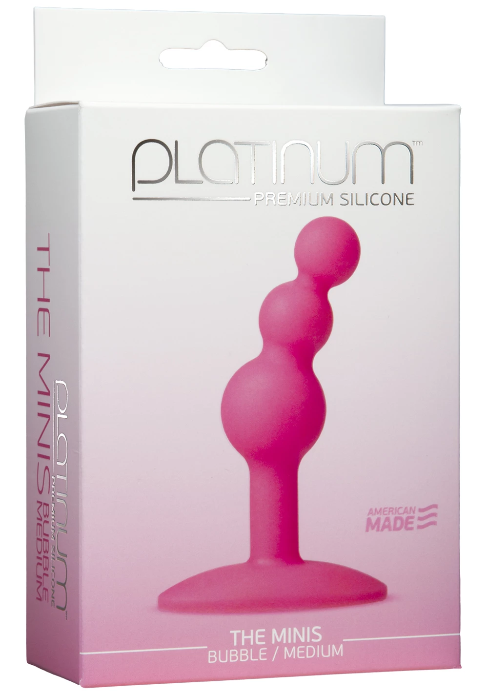 Doc Johnson Platinum™ Premium Silicone - The Minis - Bubble - Medium 2 Doc Johnson Platinum™ Premium Silicone - The Minis - Bubble - Medium - Image 2