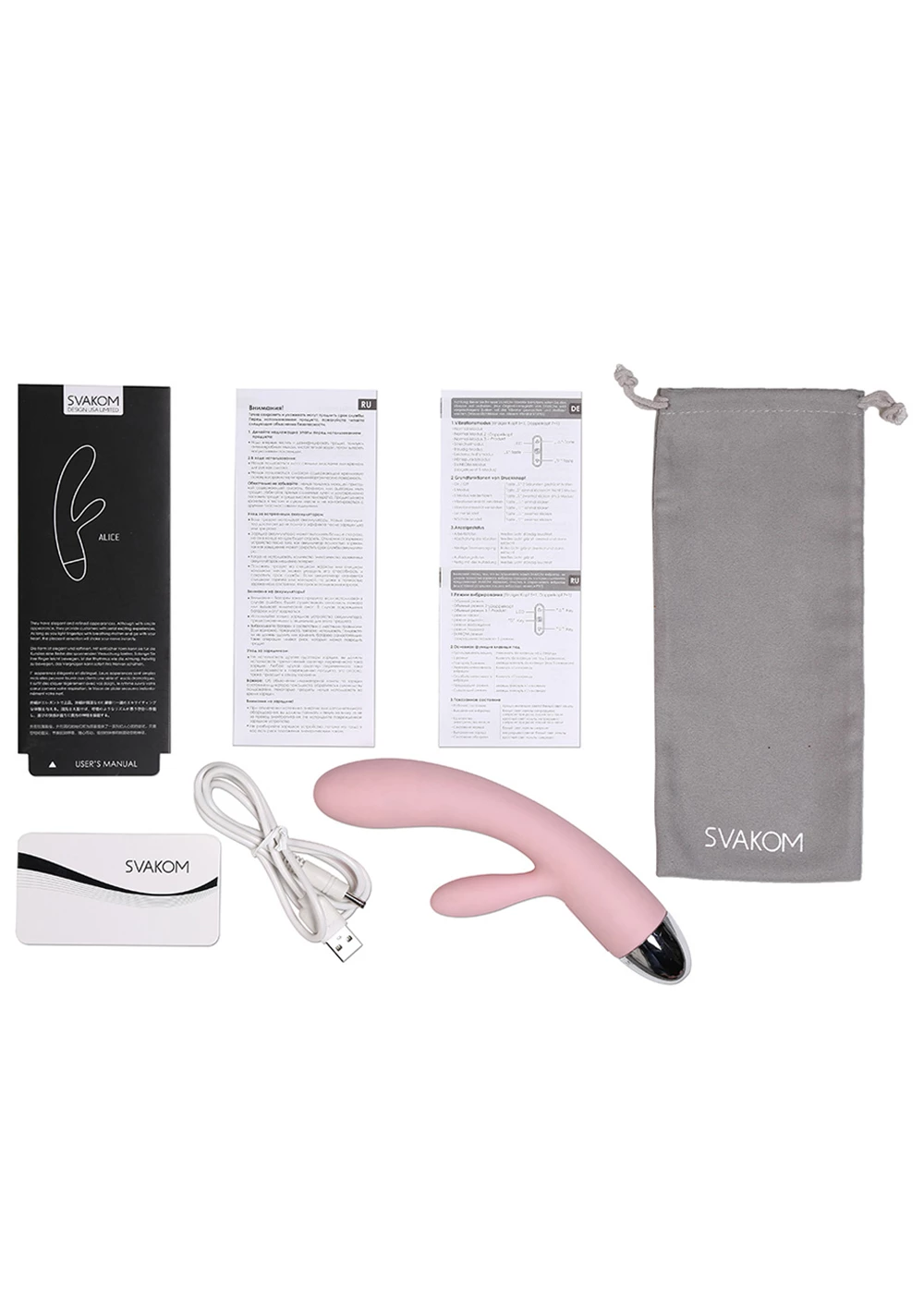 Svakom Alice Dual Motor Rabbit Vibrator 4 Svakom Alice Dual Motor Rabbit Vibrator - Image 4