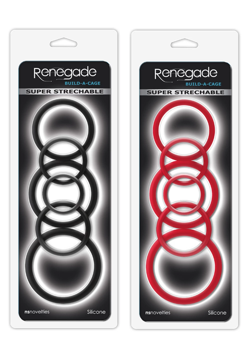 NS Novelties Renegade - Build A Cage Cockrings 2 NS Novelties Renegade - Build A Cage Cockrings - Image 2