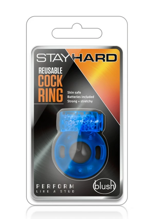 Blush Stay Hard Reusable Cock Ring 2 Blush Stay Hard Reusable Cock Ring - Image 2