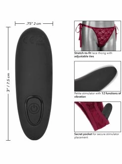 Cal Exotics Remote Control Vibrating Lace Thong Set -Vibrators Store Sale ombtwjjfvadgdbbdjprg