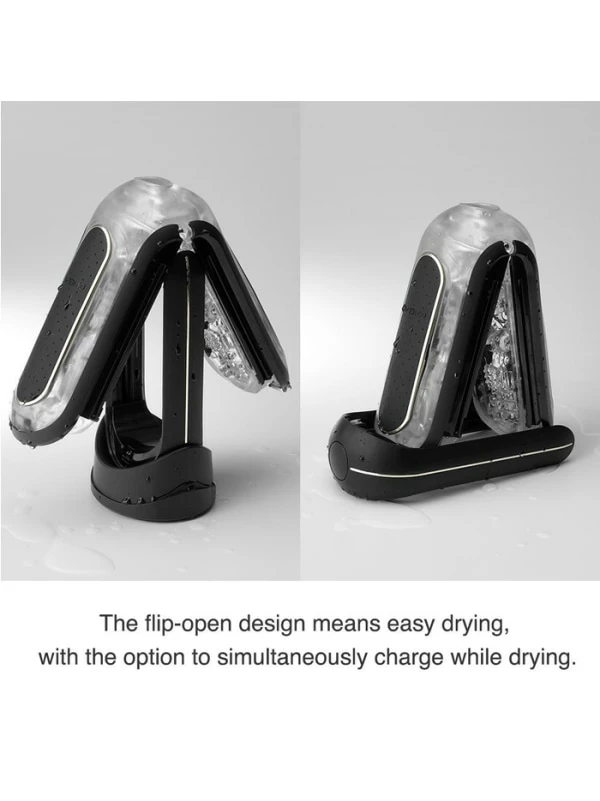 TENGA Flip Zero EV Black Electronic Vibration Masturbator 5 TENGA Flip Zero EV Black Electronic Vibration Masturbator - Image 5