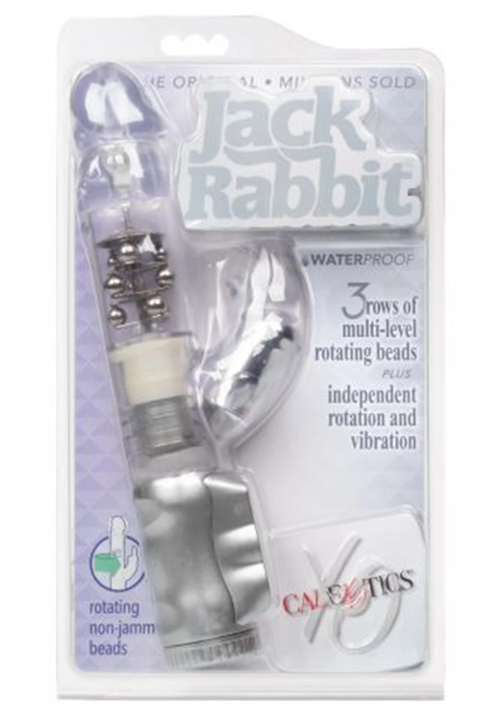 Cal Exotics Waterproof Jack Rabbit - 3 Rows 7 Cal Exotics Waterproof Jack Rabbit - 3 Rows - Image 7