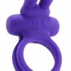 Cal Exotics Silicone Rechargeable Dual Rockin Rabbit Cockring