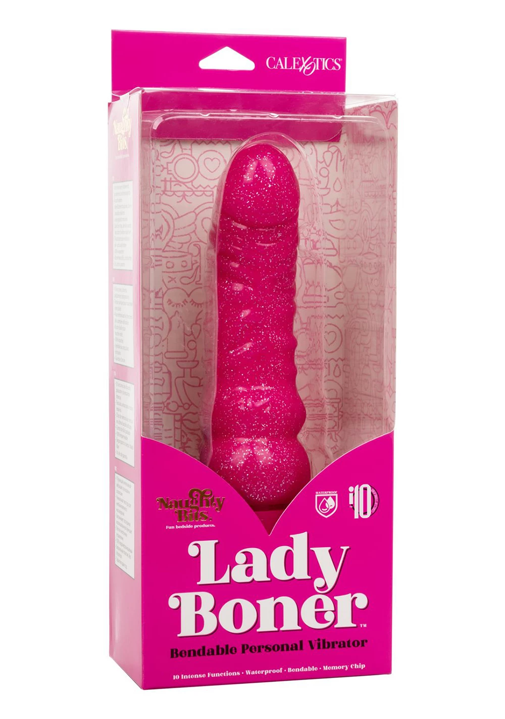 Cal Exotics Naughty Bits Lady Boner Bendable Personal Vibrator 4 Cal Exotics Naughty Bits Lady Boner Bendable Personal Vibrator - Image 4