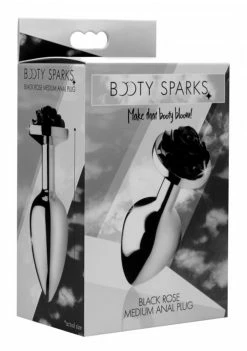 XR Brands Black Rose Anal Plug - Medium 7 XR Brands Black Rose Anal Plug - Medium -Vibrators Store Sale rawwaobnznmbavahichp