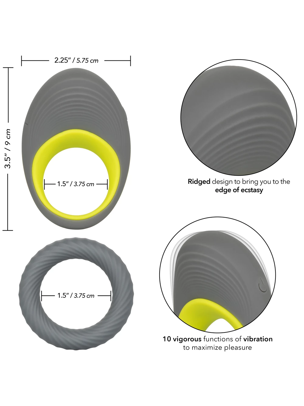 Cal Exotics Link Up Edge Vibrating Ring 4 Cal Exotics Link Up Edge Vibrating Ring - Image 4