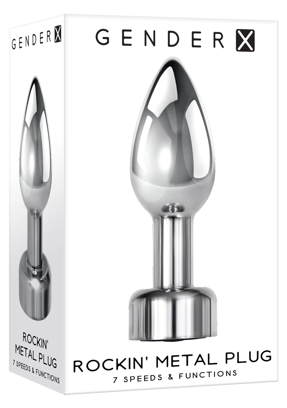 Gender X Rockin' Metal Vibrating Anal Plug 6 Gender X Rockin' Metal Vibrating Anal Plug - Image 6