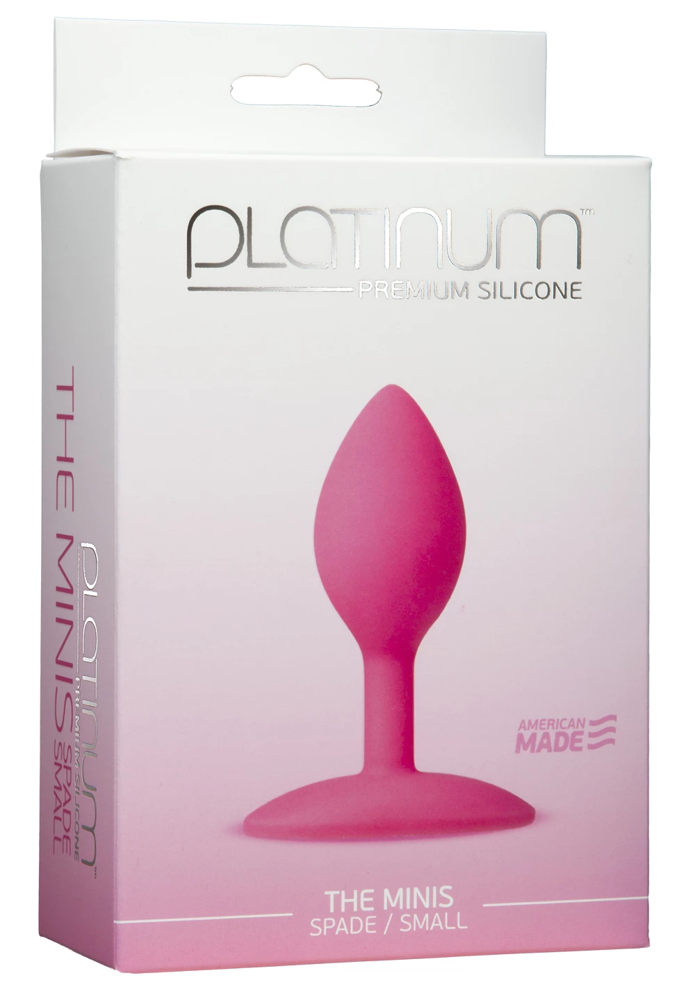 Doc Johnson Platinum™ Premium Silicone - The Minis - Spade - Small 4 Doc Johnson Platinum™ Premium Silicone - The Minis - Spade - Small - Image 4