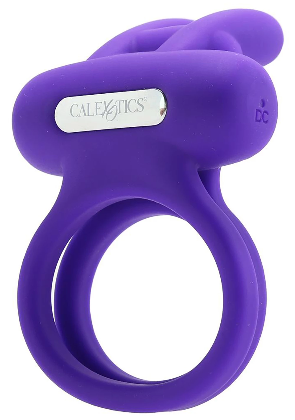 Cal Exotics Silicone Rechargeable Dual Rockin Rabbit Cockring 3 Cal Exotics Silicone Rechargeable Dual Rockin Rabbit Cockring - Image 3
