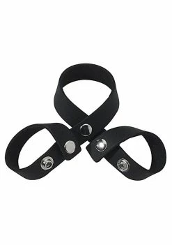 Spartacus Leather Figure-8 Cock And Ball Divider