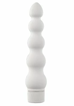 Doc Johnson White Nights 7" Ribbed Vibe