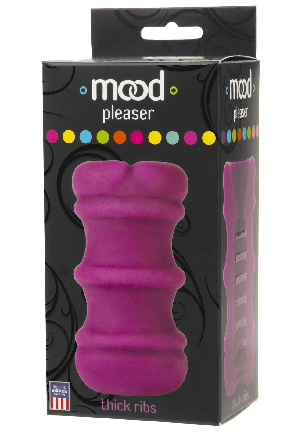 Doc Johnson Mood™ Pleaser Thick Ribbed Stroker 3 Doc Johnson Mood™ Pleaser Thick Ribbed Stroker - Image 3