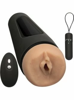 Doc Johnson Main Squeeze Original Vibro Vulva Masturbator
