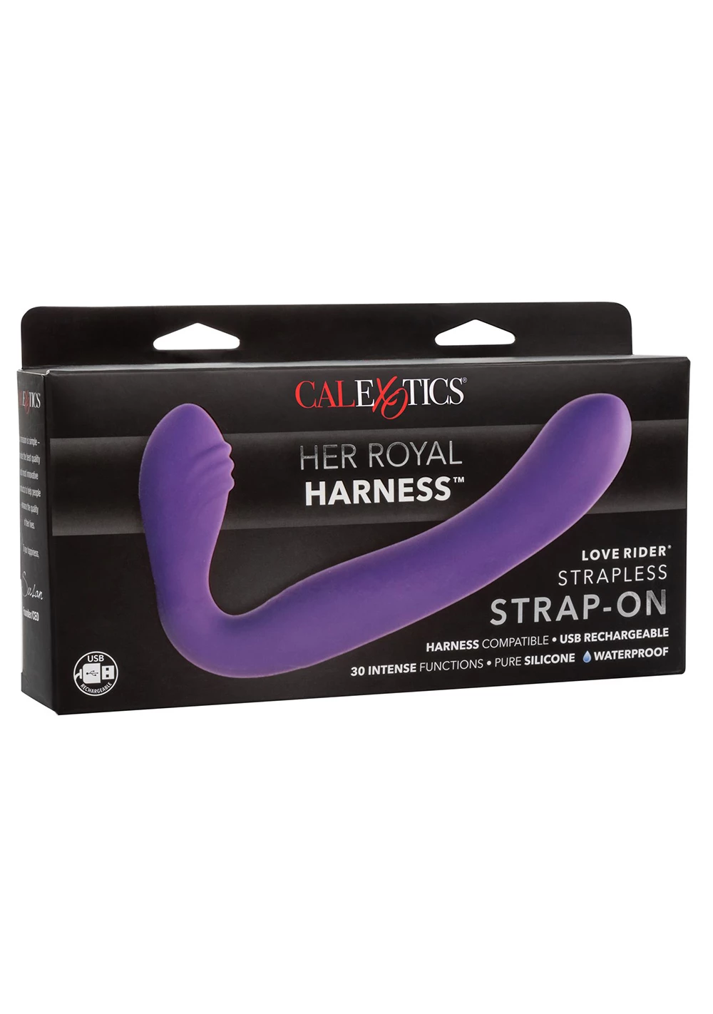 Cal Exotics Rechargeable Silicone Love Rider Strapless Strap-On 4 Cal Exotics Rechargeable Silicone Love Rider Strapless Strap-On - Image 4
