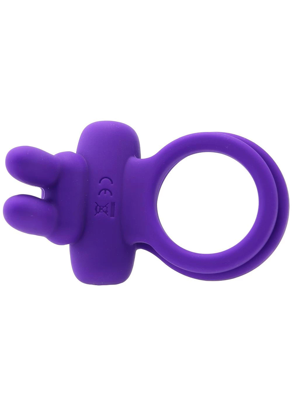 Cal Exotics Silicone Rechargeable Dual Rockin Rabbit Cockring 2 Cal Exotics Silicone Rechargeable Dual Rockin Rabbit Cockring - Image 2