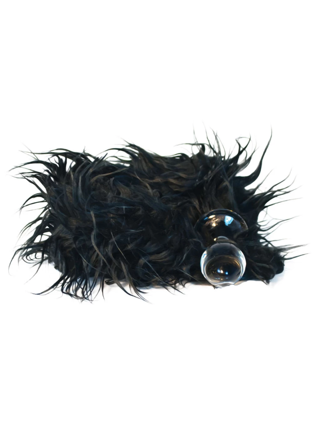Crystal Delights Minx Tail Plug - Mongolian Black 1 Crystal Delights Minx Tail Plug - Mongolian Black